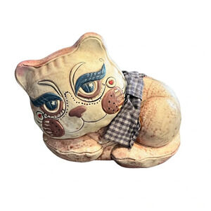 Vintage Enesco Large Novelty Cat Bank